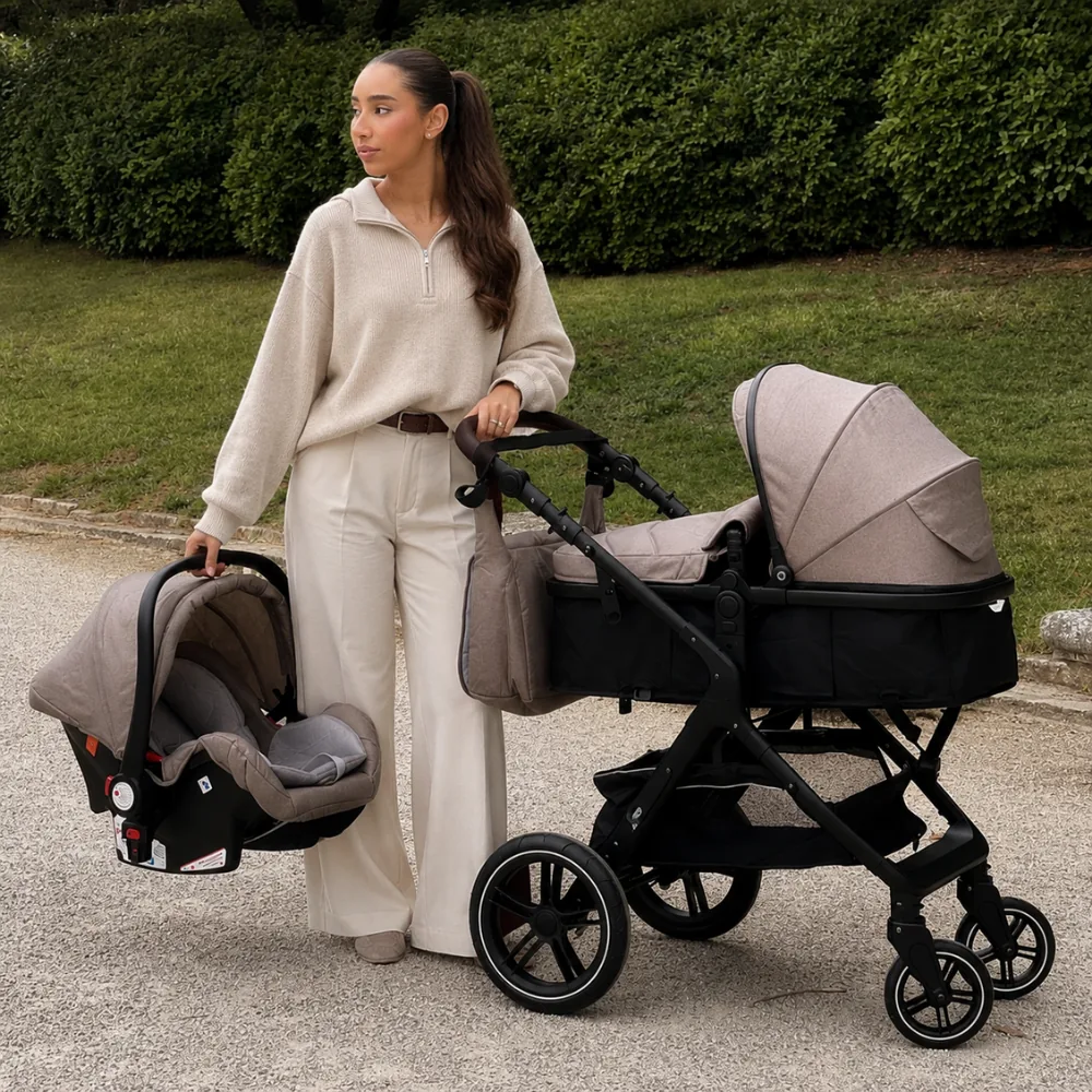 Evoria Nest 3-in-1 car seat to stroller